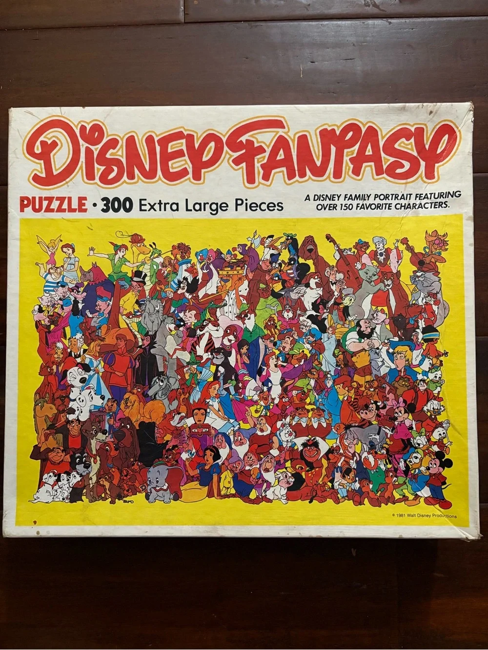 Incomplete. Missing Disney Fantasy 300-Piece Kids Puzzle - Colorful Characters